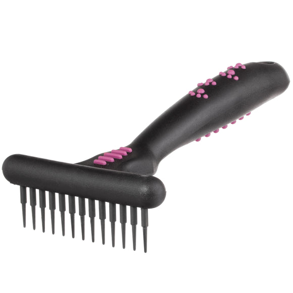 KW Smart Curry Comb Narrow – Precision Cross-Comb with 13 Teeth, Tangle-Removing Design