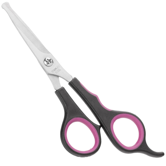 KW Smart Paw Scissors 5.5" – Safe Straight Blades, Precision Cutting for Delicate Areas
