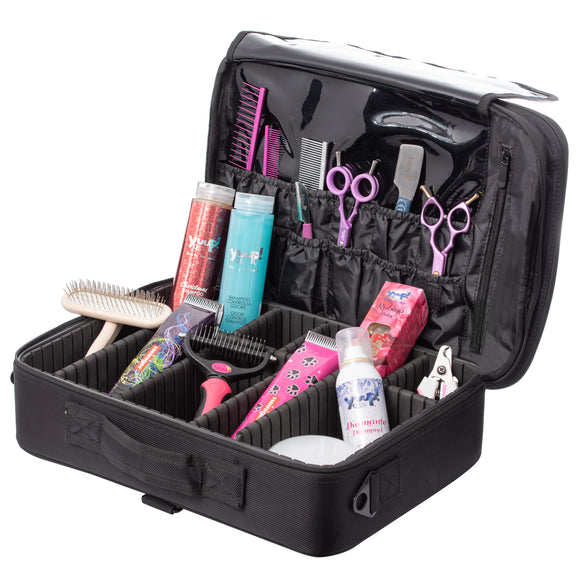 Blovi Grooming Case – Multifunctional Spacious Bag with Multiple Compartments and Durable Design