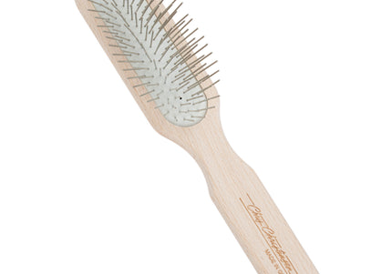 Chris Christensen Oblong Pin Brush 20mm – Professional Wooden Grooming Tool with Metal Pins