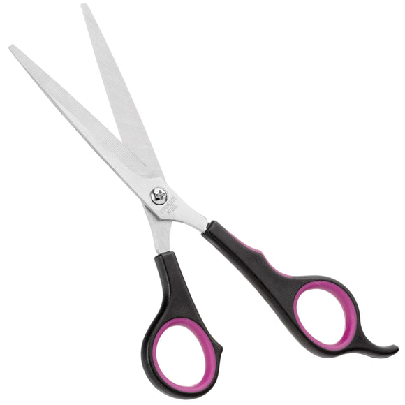 KW Smart Scissors 6.5 Inch – Straight Stainless Steel Grooming Shears, Ergonomic Grip