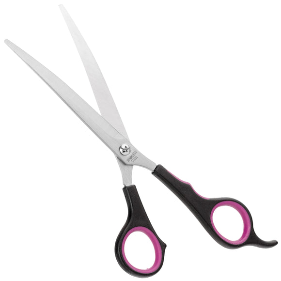 KW Smart Curved Grooming Scissors 7.5in – Precision Stainless Steel, Ergonomic Handle