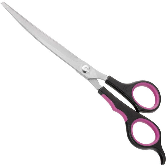 KW Smart Curved Grooming Scissors 7.5in – Precision Stainless Steel, Ergonomic Handle