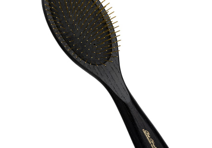 Chris Christensen Fusion Brass Pin Brush – 20mm Wooden Body, Professional Grooming Tool