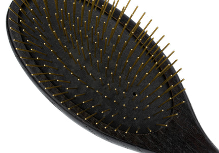 Chris Christensen Fusion Brass Pin Brush – 20mm Wooden Body, Professional Grooming Tool