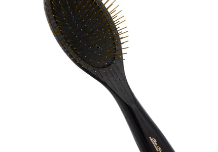 Chris Christensen Fusion Brass Pin Brush – 20mm Wooden Body, Professional Grooming Tool