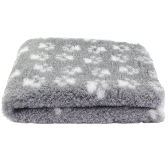 Blovi DryBed A Anti-Slip Grooming Bed – Soft Gray and White, 75x50cm, Durable Comfort