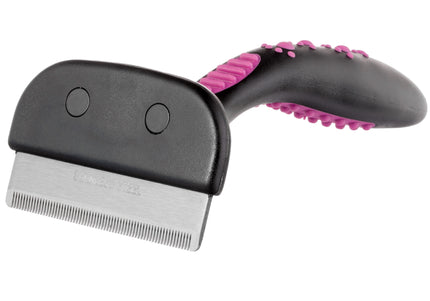 KW Smart Shedder Fine Wide – Large Ergonomic Shedding Tool with Fine Blade for Short Coats