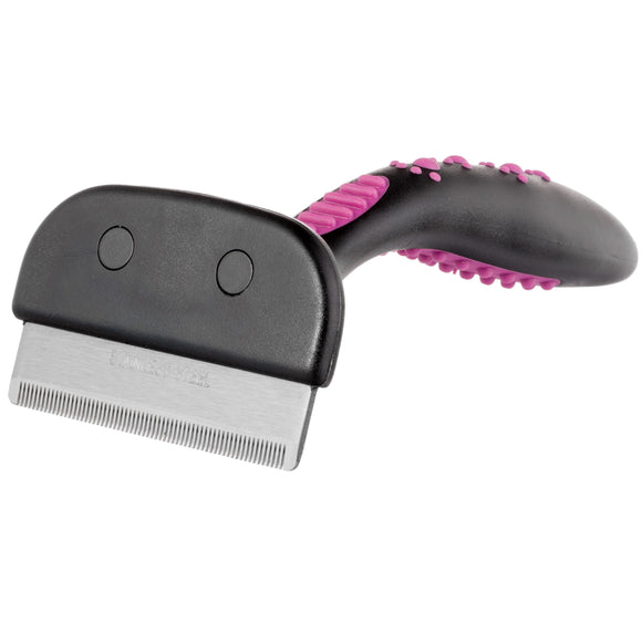 KW Smart Shedder Fine Wide – Large Ergonomic Shedding Tool with Fine Blade for Short Coats