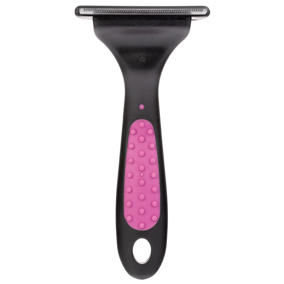 KW Smart Shedder Fine Wide – Large Ergonomic Shedding Tool with Fine Blade for Short Coats