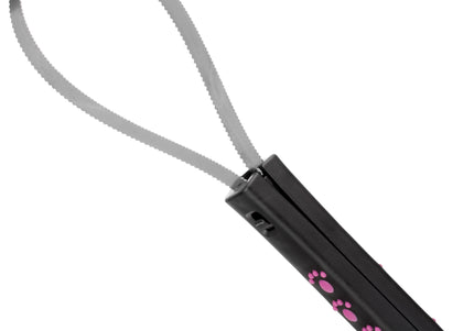 KW Double-Sided Shedding Blade – Opening Comb with Ergonomic Handle, Efficient Hair Removal