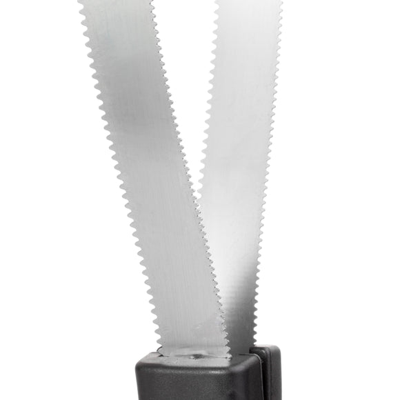 KW Double-Sided Shedding Blade – Opening Comb with Ergonomic Handle, Efficient Hair Removal