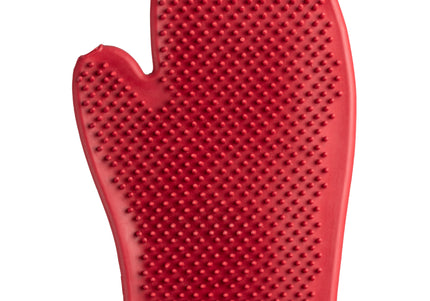 KW Smart Rubber Grooming Glove – Flexible Hair Removal and Combing Tool, Easy-Clean Design