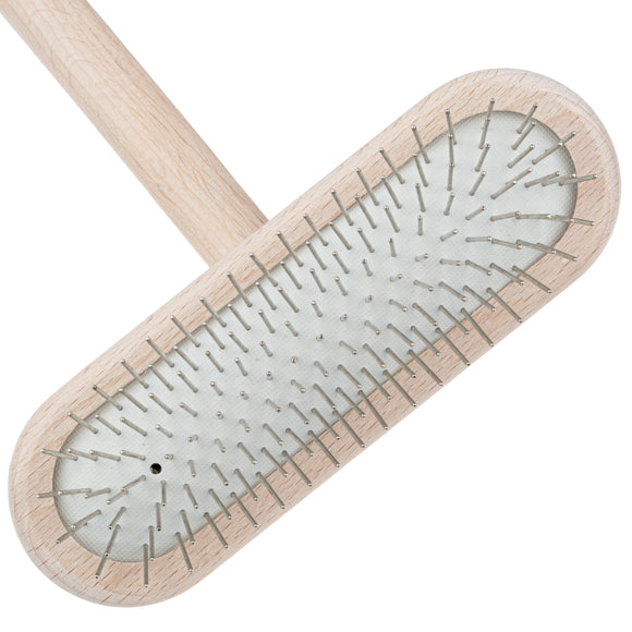 Chris Christensen Big T-Brush 16mm – Large Soft Grooming Brush with Metal Pins, High Quality