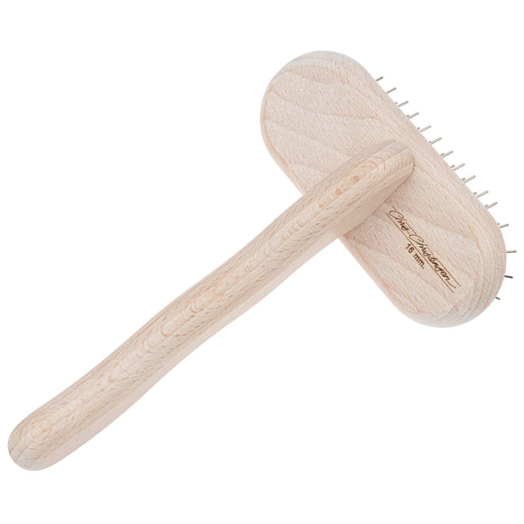 Chris Christensen T-Brush 16mm – Soft Metal Pin Grooming Brush, High-Quality Finish