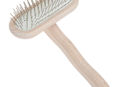 Chris Christensen T-Brush 16mm – Soft Metal Pin Grooming Brush, High-Quality Finish
