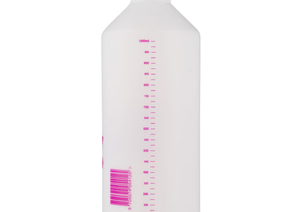 KW Mixing Bottle – 1L Durable Measuring Container for Preparing and Diluting Cosmetics