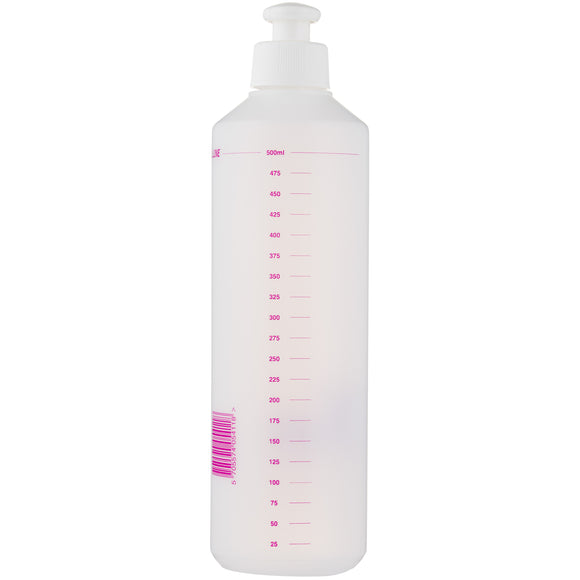 KW Mixing Bottle – 500ml Durable Cosmetic Preparation and Dilution Container