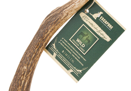 Escapure Hirschgeweih Chew Stick XL – Natural Deer Antler, Long-Lasting Chew Toy