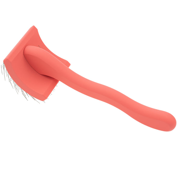 Chris Christensen Baby G Tiny Coral Slicker Brush – Long Needle, Gentle Detangling Tool, Small Size