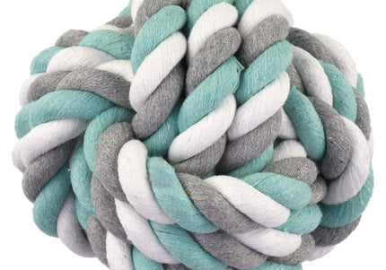 Flamingo Jim Ball Mint – Small Durable Rubber String Ball, Refreshing Scented Toy