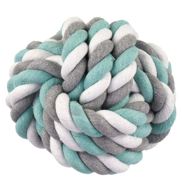 Flamingo Jim Ball Mint – Small Durable Rubber String Ball, Refreshing Scented Toy