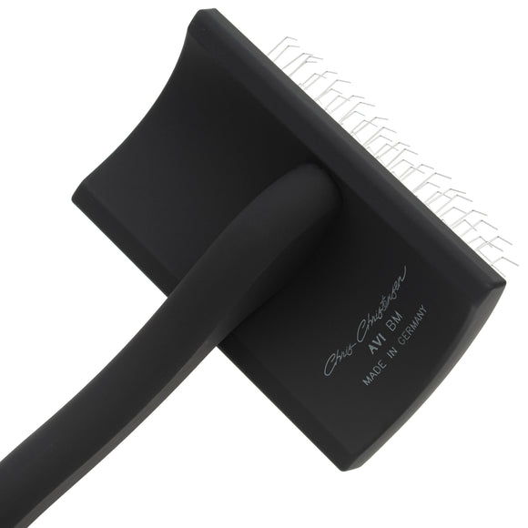 Chris Christensen Big K Medium Slicker Brush – Long Needle Design, Ideal for Thick Coats