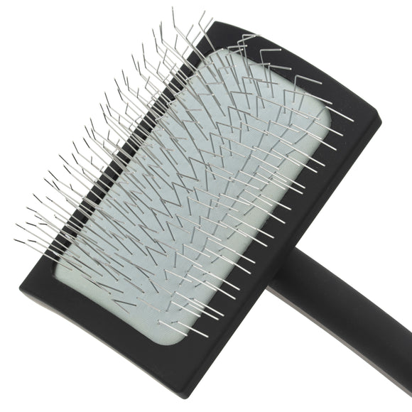 Chris Christensen Big K Medium Slicker Brush – Long Needle Design, Ideal for Thick Coats