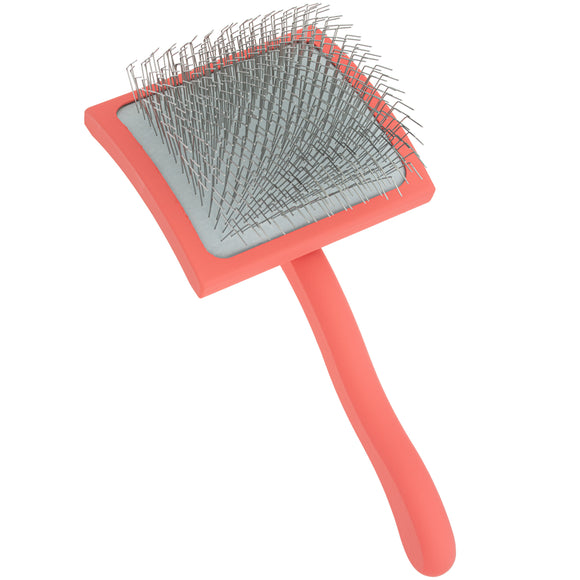 Chris Christensen Big G Large Slicker Brush – Long Needle Coral Brush, Premium Detangling Tool