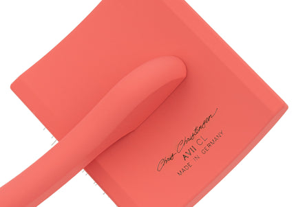 Chris Christensen Big G Large Slicker Brush – Long Needle Coral Grooming Tool, Ergonomic Design