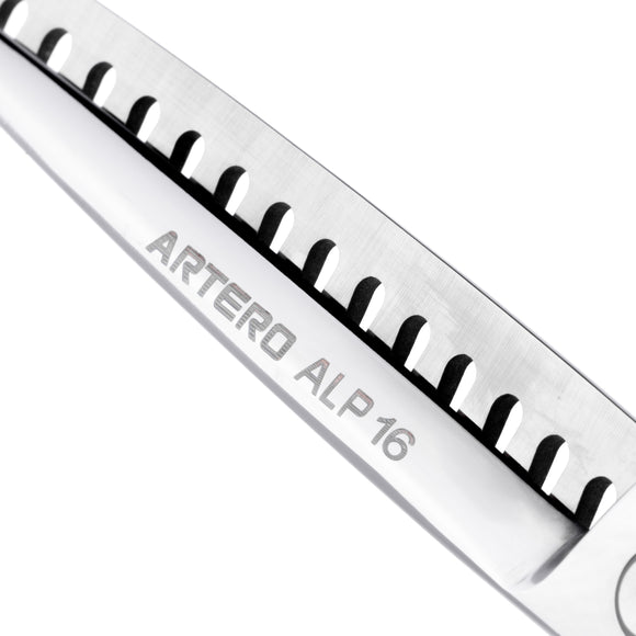 Artero Alp Chunkers 7.5" – Professional Single-Sided Thinning Shears, 16 Micro-Ground Japanese Steel Teeth