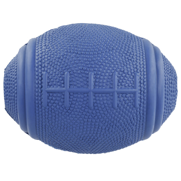Flamingo American Football Dog Toy – Red Ball with Treat Slot, Durable Play Design
