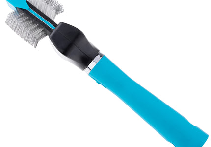 Show Tech Flex Groom Professional Slicker Brush – Double-Sided, Firm, Flexible Head, Large Size