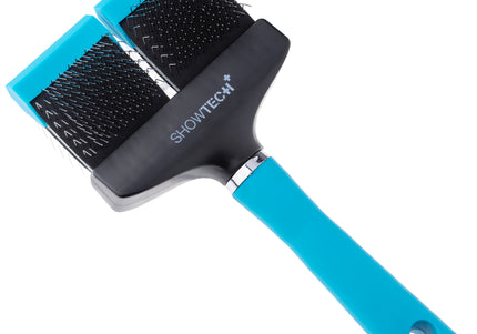 Show Tech Flex Groom Professional Slicker Brush – Double-Sided, Firm, Flexible Head, Large Size