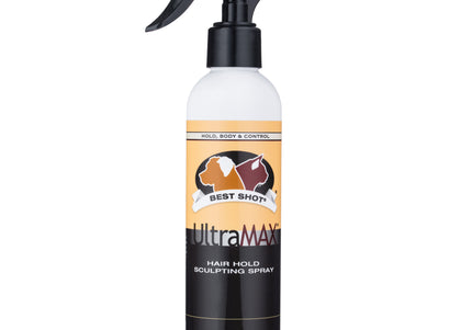 Best Shot UltraMax Pro Hair Hold Spray 236ml – Professional Styling and Long-Lasting Hold Formula