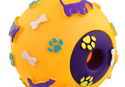 Flamingo Treat Ball 11cm – Interactive Red Food-Dispensing Toy, Durable Design