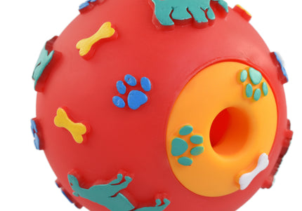 Flamingo Treat Ball 11cm – Interactive Red Food-Dispensing Toy, Durable Design