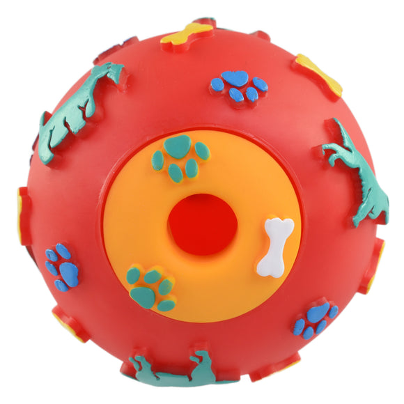 Flamingo Treat Ball 11cm – Interactive Red Food-Dispensing Toy, Durable Design