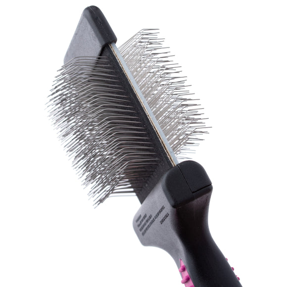 KW Smart Flexible Brush – Double-Sided Small Grooming Tool with Flexible Bristles
