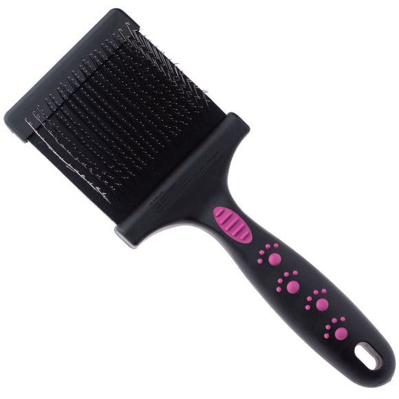 KW Smart Flexible Brush – Double-Sided Medium Grooming Tool with Flexible Head