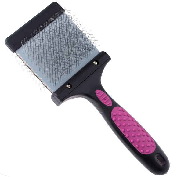 KW Smart Flexible Brush – Double-Sided Medium Grooming Tool with Flexible Head