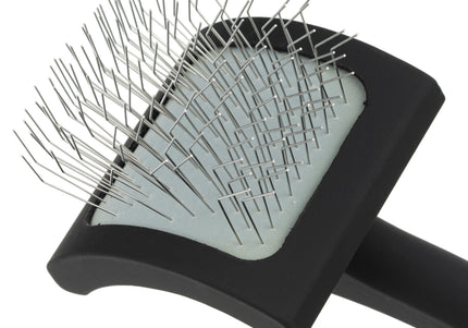 Chris Christensen Baby K Tiny Slicker Brush – Compact Grooming Tool with Long Pins, Gentle Detangling