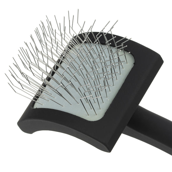 Chris Christensen Baby K Tiny Slicker Brush – Compact Grooming Tool with Long Pins, Gentle Detangling