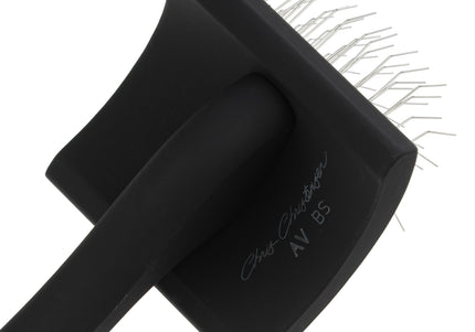 Chris Christensen Baby K Tiny Slicker Brush – Compact Grooming Tool with Long Pins, Gentle Detangling