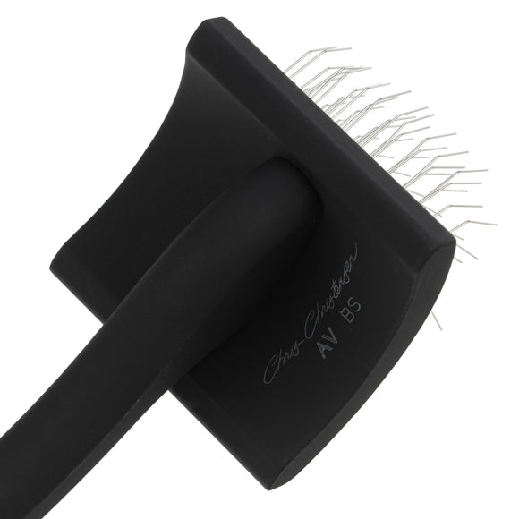 Chris Christensen Baby K Tiny Slicker Brush – Compact Grooming Tool with Long Pins, Gentle Detangling