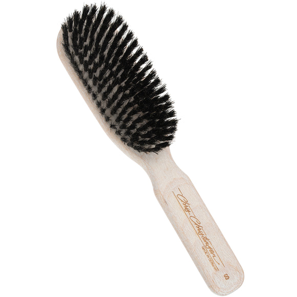 Chris Christensen Soft Natural Boar Brush 22cm – Gentle Short Hair Grooming with Natural Bristles