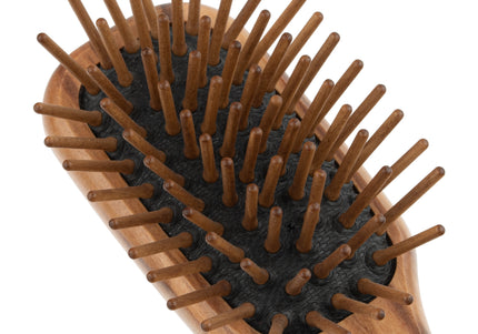 Chris Christensen Little Tot Wood Brush – Small Size with Wooden Pins, Gentle Detangling