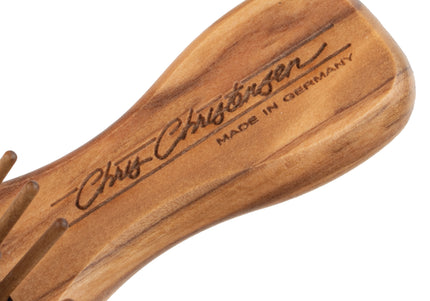 Chris Christensen Little Tot Wood Brush – Small Size with Wooden Pins, Gentle Detangling