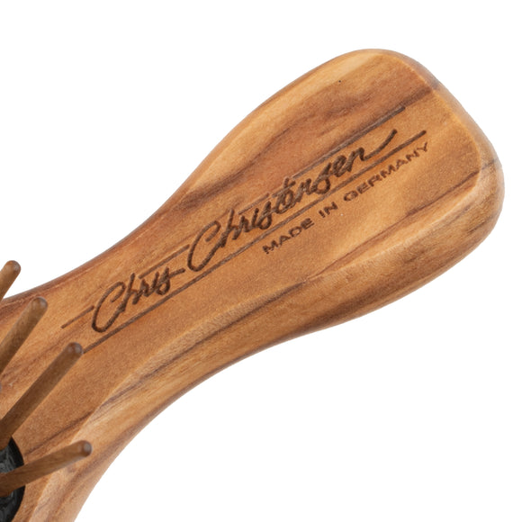 Chris Christensen Little Tot Wood Brush – Small Size with Wooden Pins, Gentle Detangling