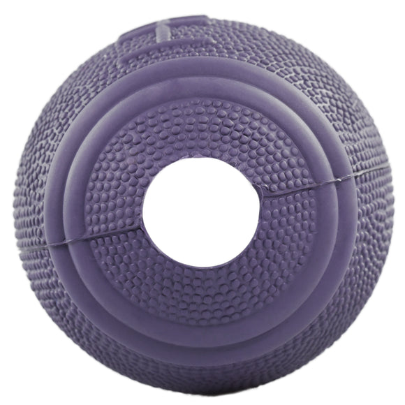 Flamingo American Football Dog Toy – Red Ball with Treat Slot, Durable Play Design